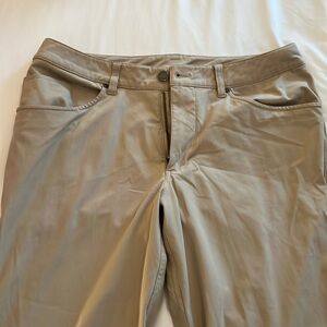 Men’s khaki lululemon pants. Size 32